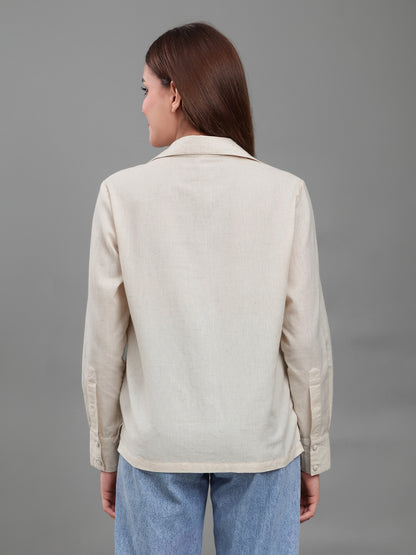 Hand-Painted Madhubani Detail Shirt