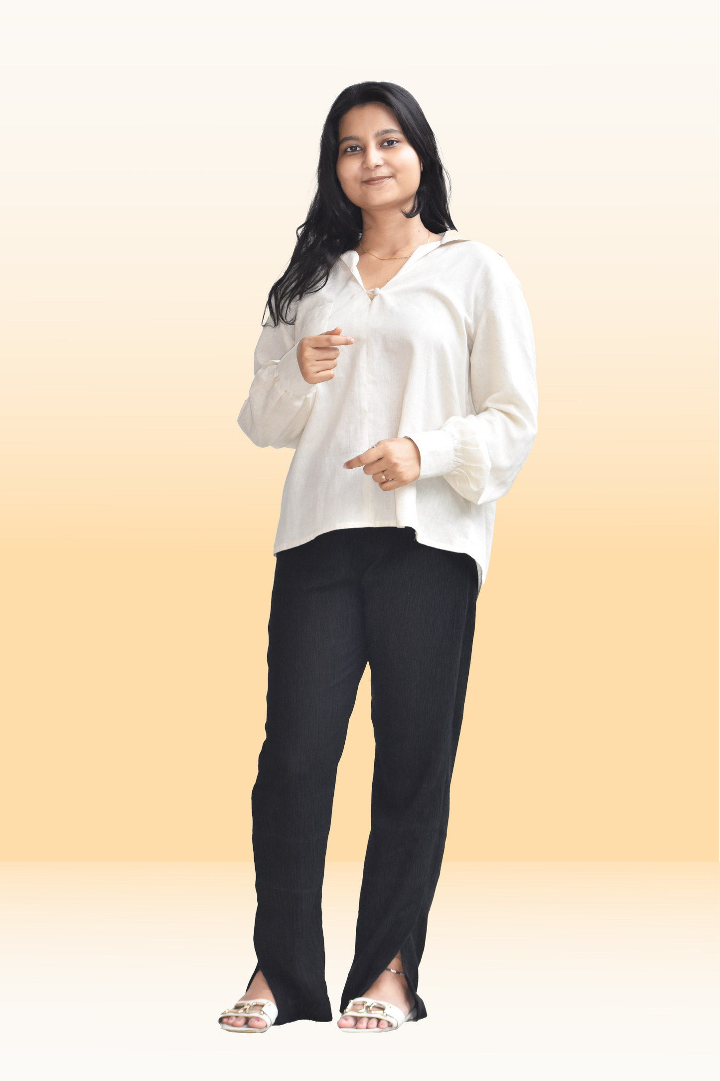 Oriana Off-White Top